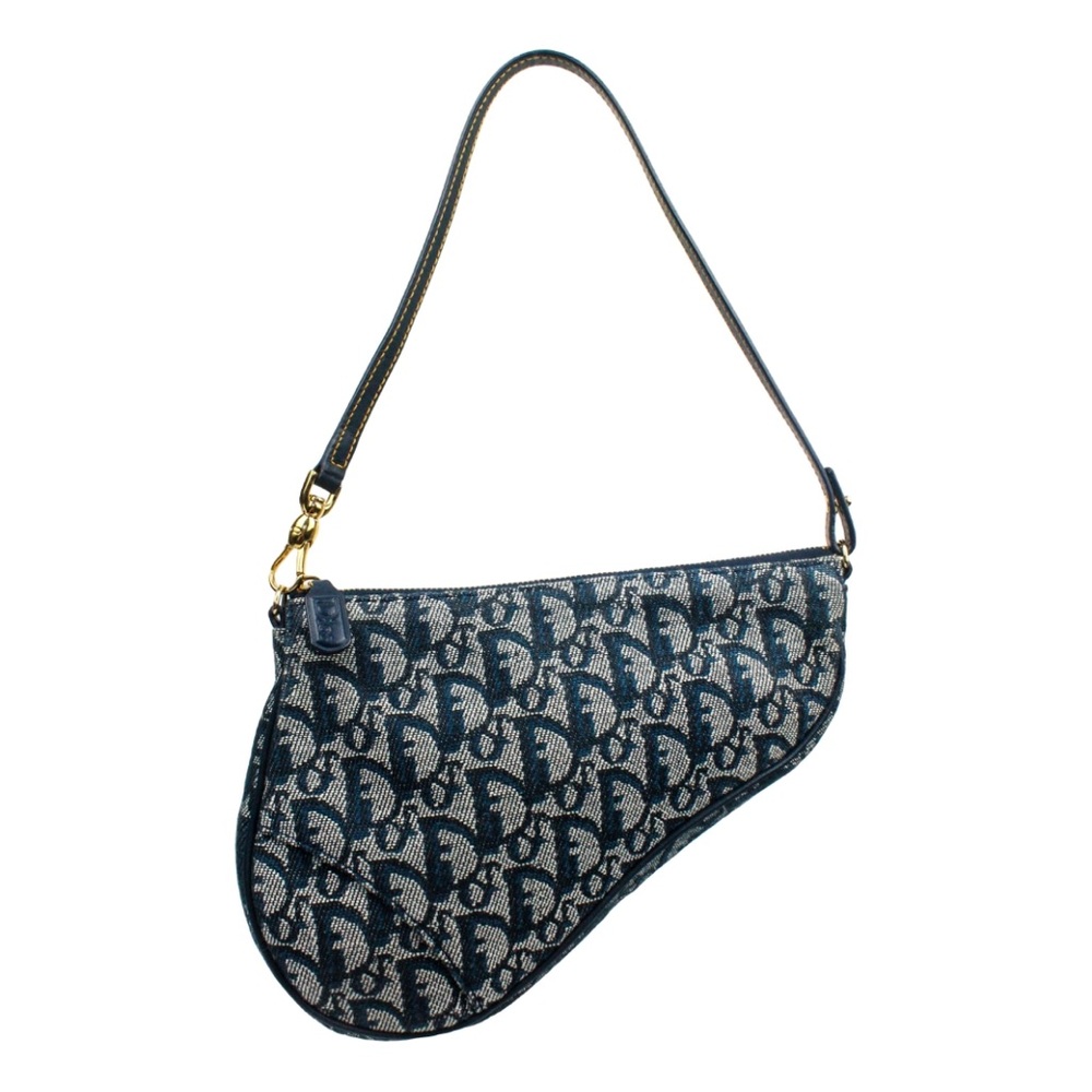 Dior Blue Saddle Bag